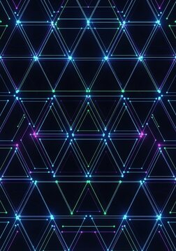 Geometric abstract digital design