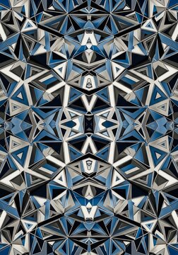 Geometric abstract pattern design