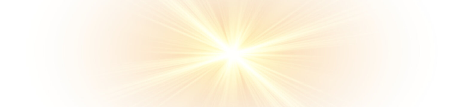 Luxury sunlight rays png with sparkling glow, radiant beams and bright lens flare, abstract background with futuristic illumination and elegant shine effects
