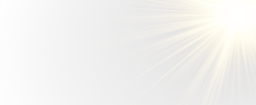Luxury sunlight rays png with sparkling glow, radiant beams and bright lens flare, abstract background with futuristic illumination and elegant shine effects