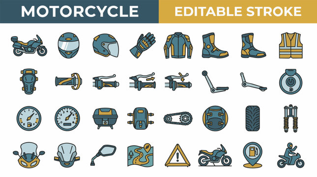 A colorful infographic featuring 25 music and audio icons in vector li