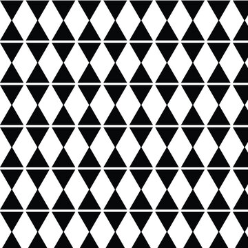 Minimalist black and white geometric seamless pattern with circular dot grid
