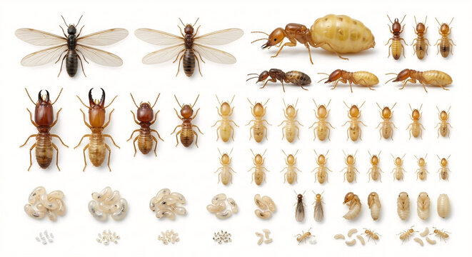 collection of termite colony isolated