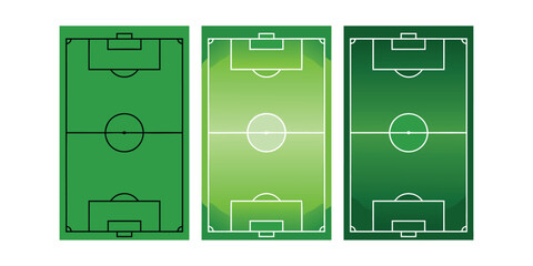 Football Soccer Pitch Icon Set – Field Layout, Stadium Plan, Match Strategy, Training Ground & Sports Field Vector Collection © Firoz Art Studio99