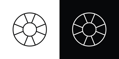 Life buoy icon symbol design template. © Hestia