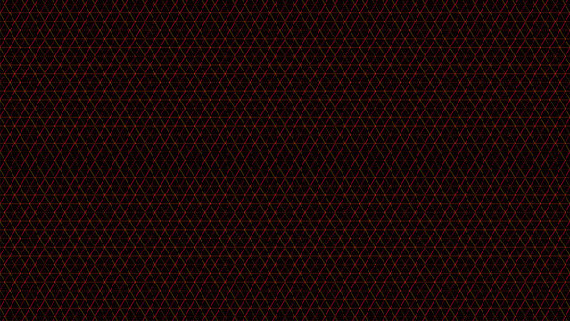 Abstract grid pattern of interconnected red lines forming triangles on a black background.