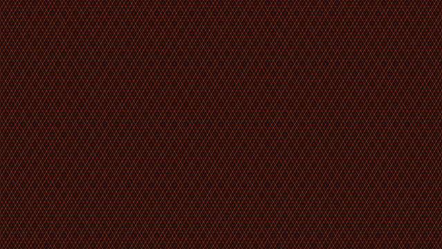 Dark copper geometric diamond mesh pattern background with intricate wireframe structure.