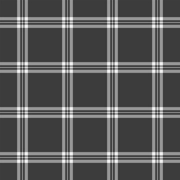 Ribbon seamless background textile, beautiful texture vector tartan. Dining check plaid fabric pattern in vintage gray and grey colors.