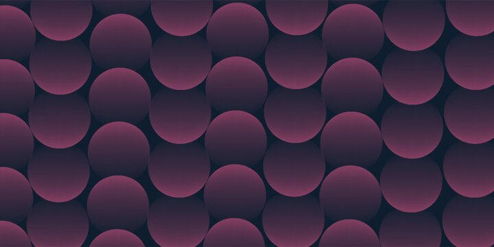 Mesmerizing Dynamic Seamless Pattern Trend Vector Noir Purple Abstract Background. Psychedelic Pink Black Half Tone Art Illustration for Textile. Loopable Graphic Abstraction Wallpaper Dotwork Texture