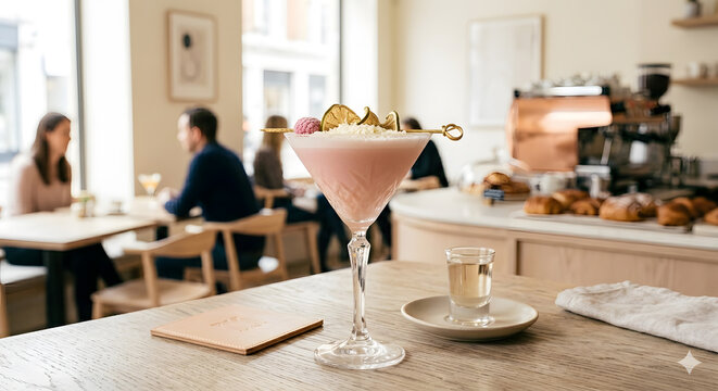 Pornstar Martini In Cafe