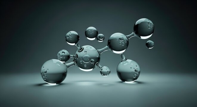 Molecular Structure - A Visual Representation of Atoms.