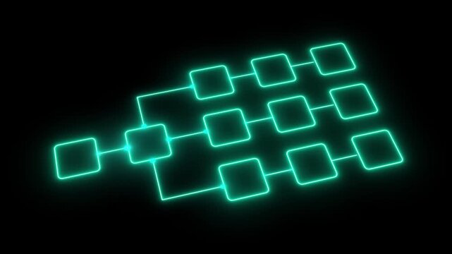 AI agent as the core connector between user management and neon tool box , finance operations, analytics, and document automation. on transparent background.