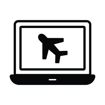 Online Reservation Vector Icon which can easily modify or edit