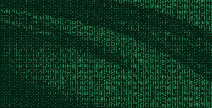 Neon Binary Data Software Programming Code Background. Random Parts of Program Code. Digital Data Technology Concept. 1 0 Machine Code. Random Binary Data Matrix Wide. Artificial intelligence, AI