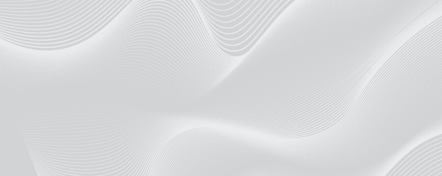 Premium background design with diagonal line pattern in grey colour. Vector white horizontal template for business banner, formal invitation backdrop