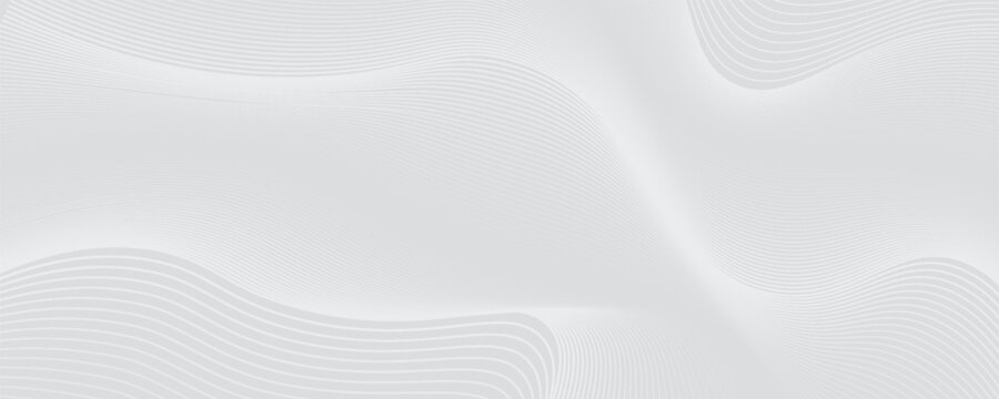 Premium background design with diagonal line pattern in grey colour. Vector white horizontal template for business banner, formal invitation backdrop