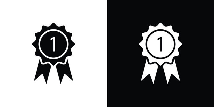 Badge icon design. Vector Illustration pack in black and white