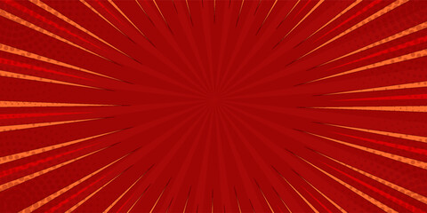 red zoom comic cartoon background. vector eps 10 © Moh febrian