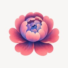 Obraz premium Vibrant abstract floral illustration