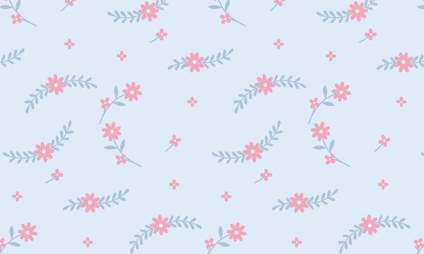 Pink Wildflower Whisper Pattern