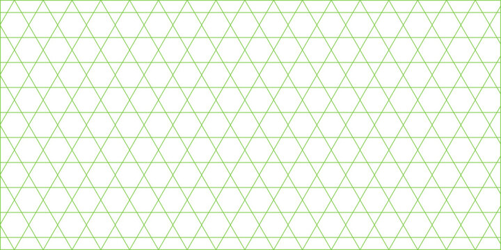 Green hexagonal triangle tessellation seamless geometric lattice abstract vector background decorative design modern illustration