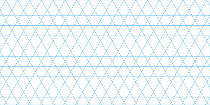 Geometric blue triangle hexagonal seamless pattern abstract tessellation vector background modern design illustration artwork