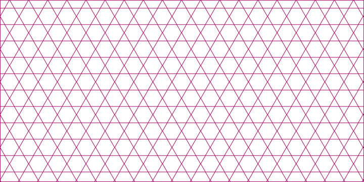 Pink hexagonal triangle tessellation seamless geometric lattice abstract vector background decorative design modern illustration