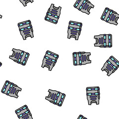 Fototapeta premium body armour protect vector seamless pattern body armour protect sign illustration