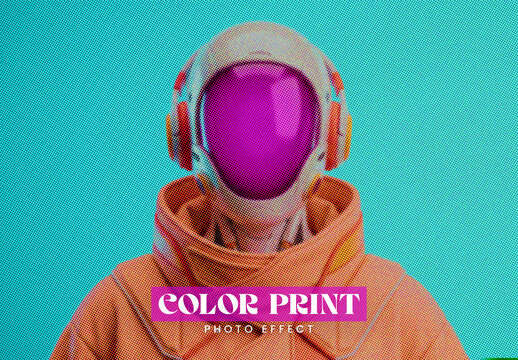 Color Print Photo Effect