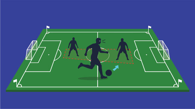 Soccer Player Detecting Tactical Trap Before Losing Possession