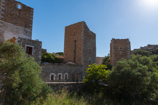 Vatheia (Vathia) traditional village on Mani peninsula, Laconia, Greece