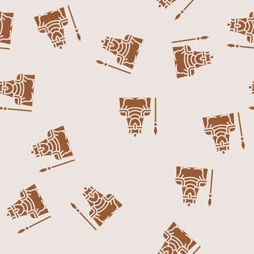 athena greek god mythology vector glyph seamless pattern athena greek god mythology sign illustration