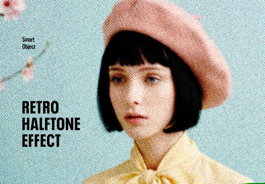 Retro Halftone Effect