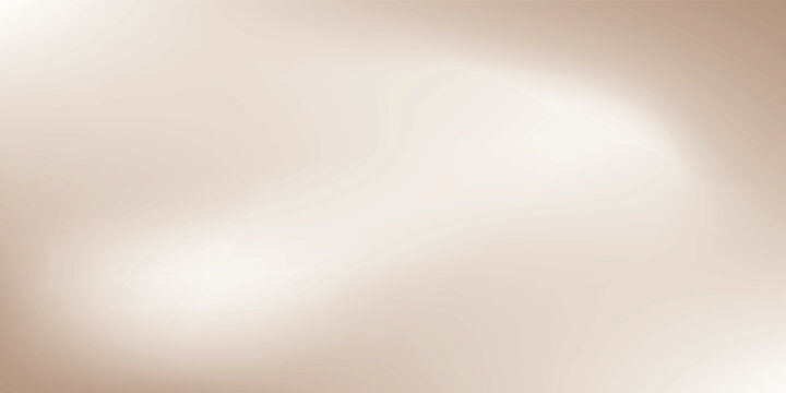 Subtle beige gradient background. Rough neutral liquid wallpaper. Universal nude color texture for banners, flyers, and presentations. Blurred abstract background cover. Vector illustration.