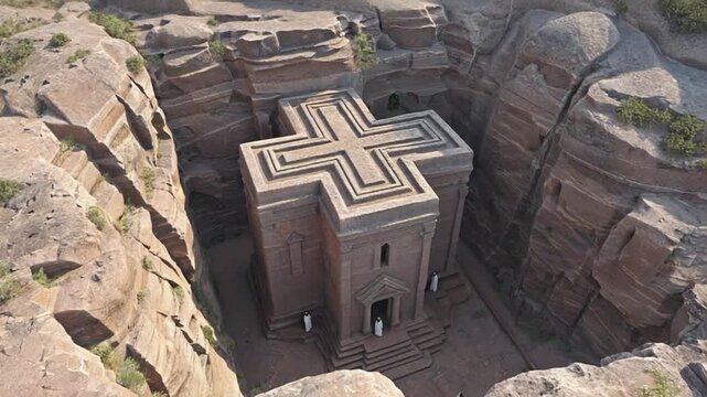 Rock-cut churches of Lalibela.
