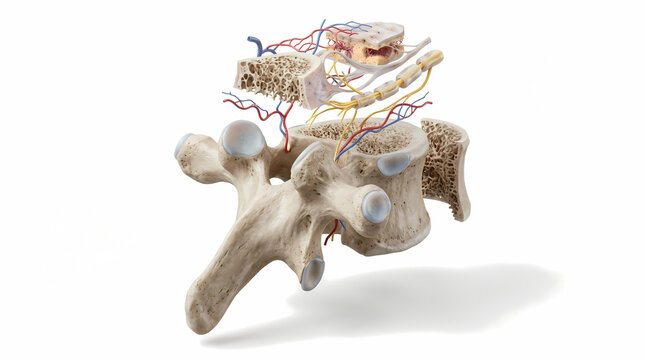 3D Model of Human Lumbar Vertebra Anatomy