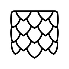 Fish scales pattern design element. © ferdianpramudiasariy