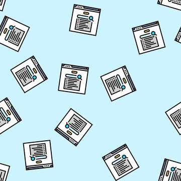 zero click searches seo vector seamless pattern zero click searches seo sign illustration
