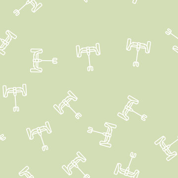 segway vehicle vector line seamless pattern segway vehicle sign illustration