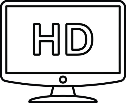 HD Television Screen Display