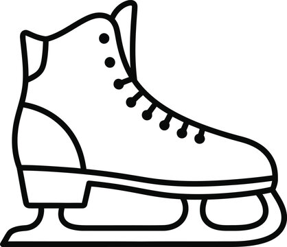 Ice Skating Boot with Blades