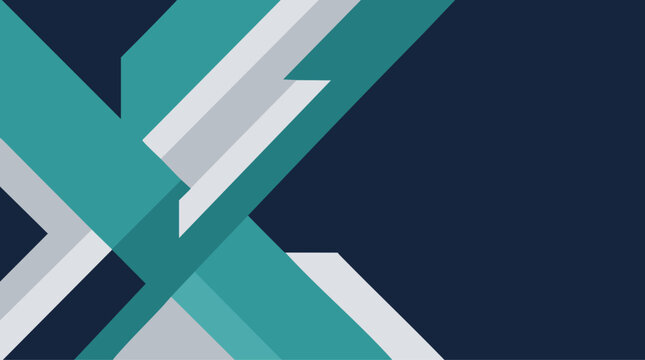 Minimalist modern design featuring sharp intersecting lines and cool color gradients.
