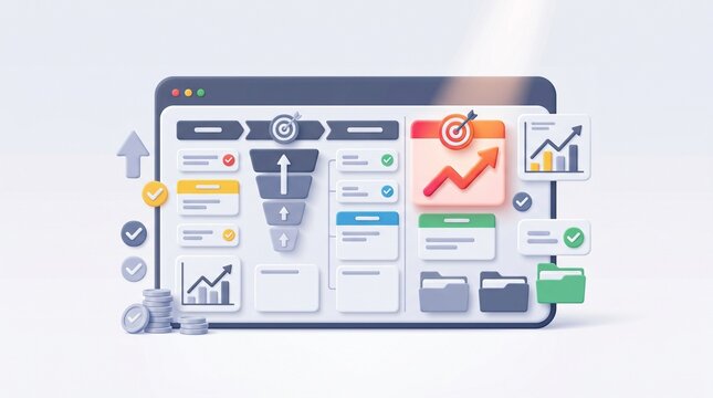 Q4 Sales Target Planning and Revenue Growth Concept