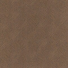Fototapeta premium Abstract 3D brown rope texture with detailed woven cords and geometric lines generative AI