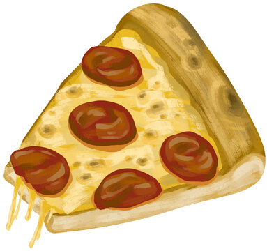 itten Pepperoni Pizza Slice