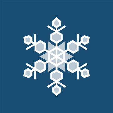 Snowflake Ice Crystal Winter Weather.