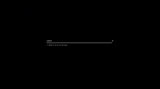 Cyberpunk Retro Loading Screen Progress Bar HUD