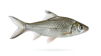 Obraz premium Freshwater fish isolated on white background.