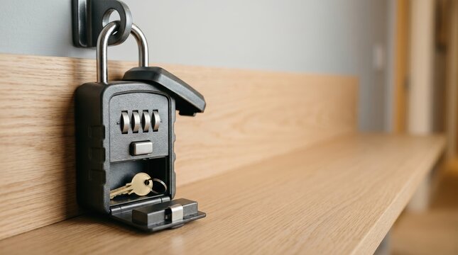 Secure Key Access Box for Property Entry
