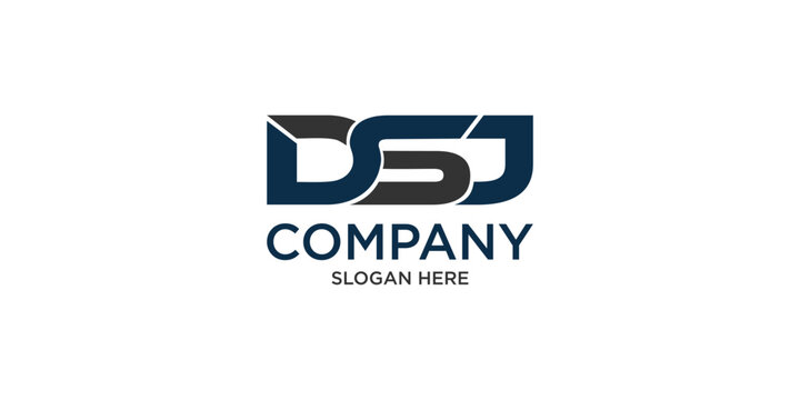 Creative DSJ logo with a modern concept.